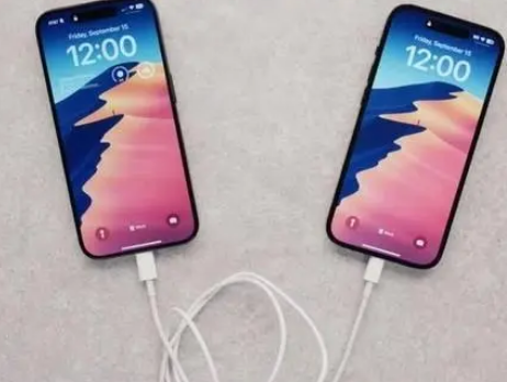 衢江苹果15维修店分享iPhone15可以给安卓充电吗