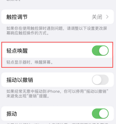 衢江苹果售后服务分享iPhone轻点唤醒功能屏幕无反应